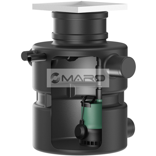 Wilo Precerpavac odpadnich vod Drainlift Box 32/8 s jimkou 113 l | MARO